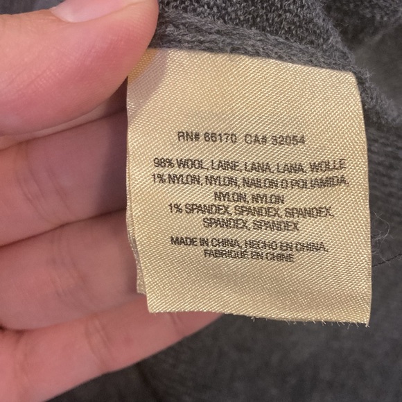 EUC Anthropologie Gray Wool Knit Sweater Size Small - Picture 8 of 9